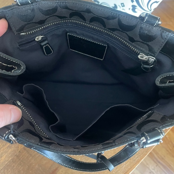 Coach - Hampton Signature satchel (black) - Picture 5 of 7